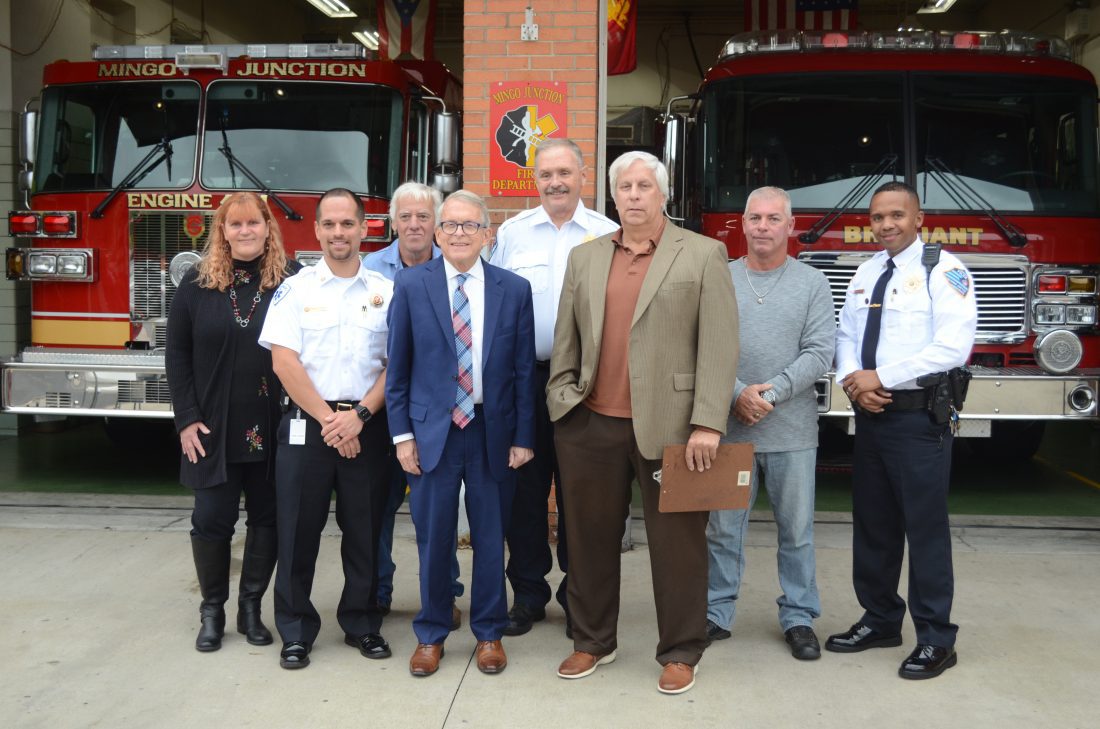 DeWine visits Mingo Junction to tout grant to fund project News